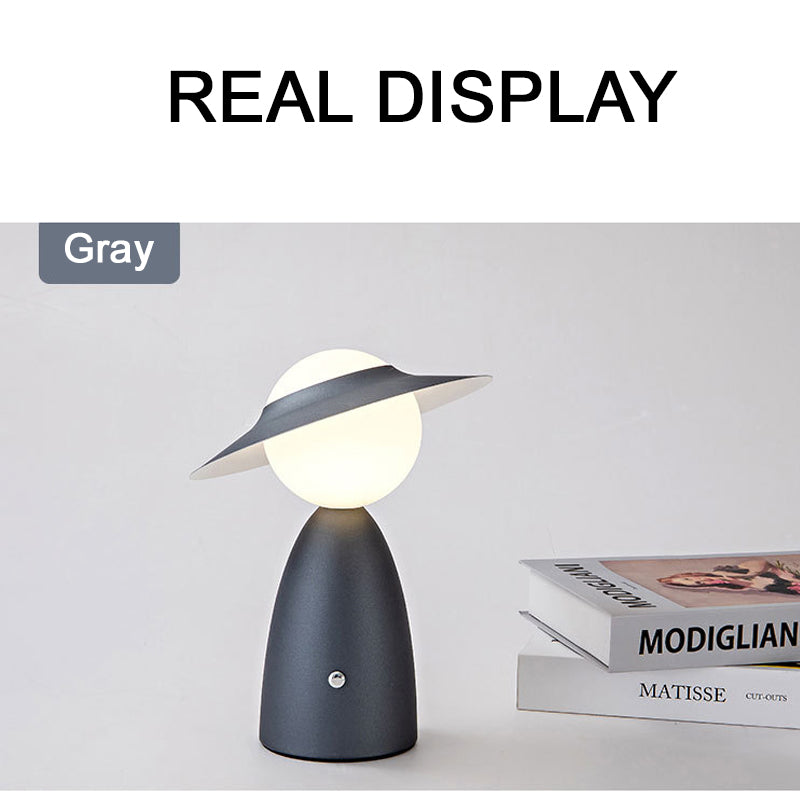 Modern Cordless LED Desk Lamp with Touch-Sensitive Control and Adjustable Color Temperature