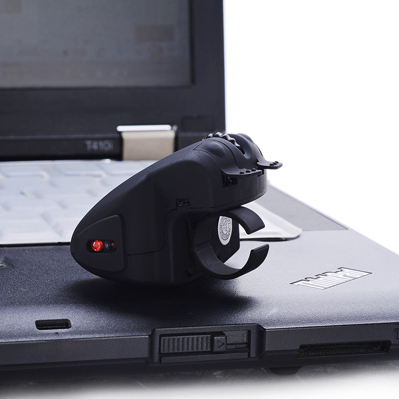 Ultra-portable ergonomic finger-worn trackball mouse, ergonomic design, USB wireless, rechargeable lithium battery