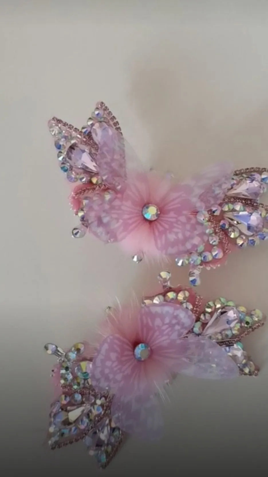 Y2K style butterfly hair clip adding sparkle and movement to braids and half-up hairstyles