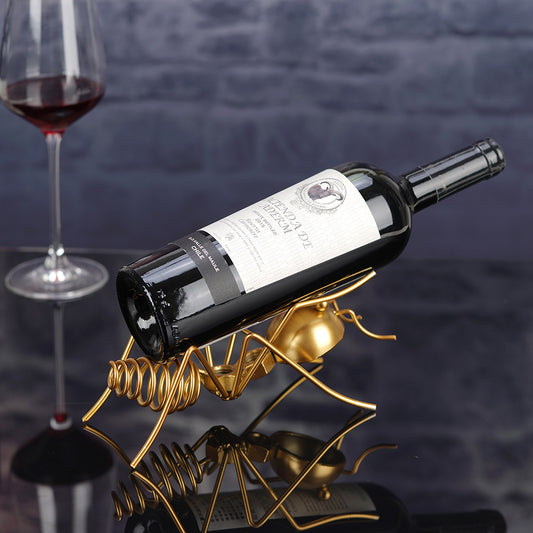 Decorative Ant-Shaped Wine Rack - Perfect for Home Bars, Kitchens, or Dining Rooms
