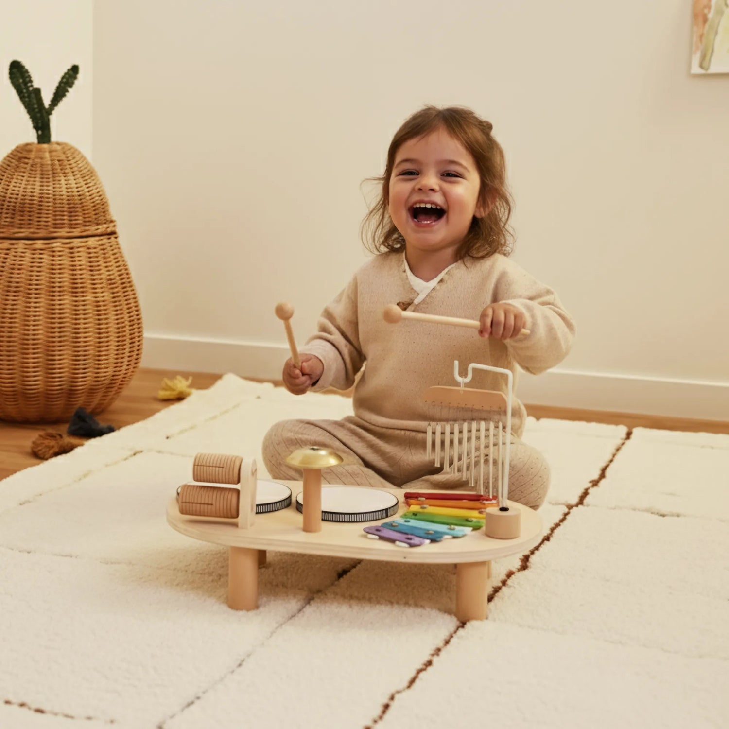 Educational percussion set designed for early childhood rhythm and sound discovery