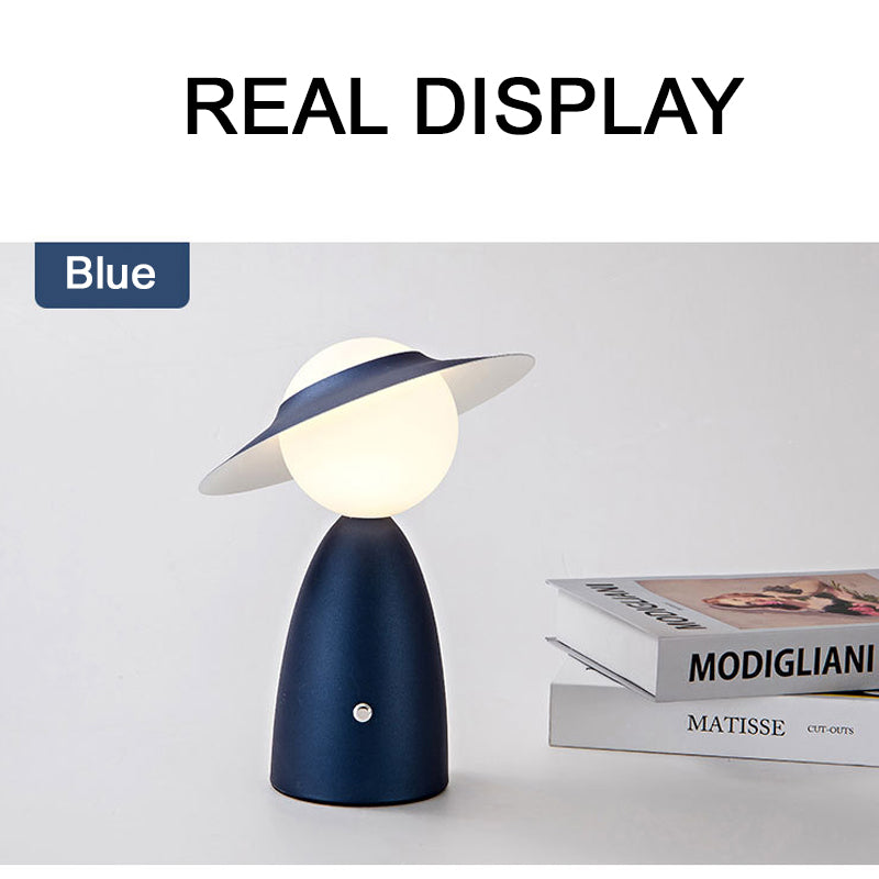 Modern Cordless LED Desk Lamp with Touch-Sensitive Control and Adjustable Color Temperature