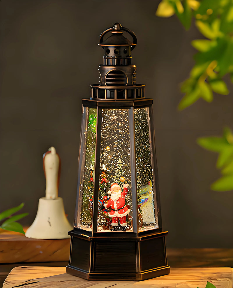 Close-up of the 3-way toggle switch on the base, labeled for ON1 (Music & Light), OFF, and ON2 (Light Only / Silent Mode).