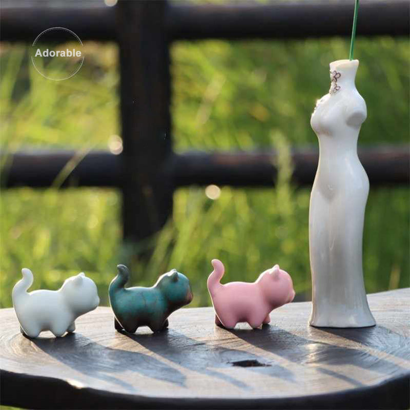 Mini Ceramic Cat-3 Sets