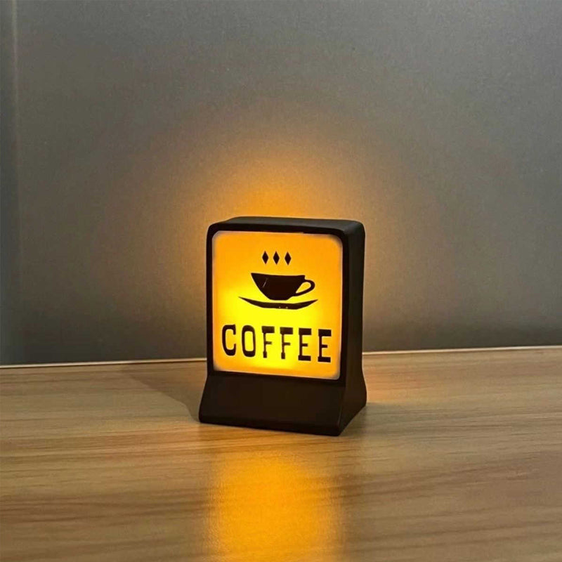 Rustic mini coffee bar sign crafted from high-quality wood, designed for home décor enthusiasts to enhance kitchen or coffee corner aesthetics, perfect for gifting to coffee lovers