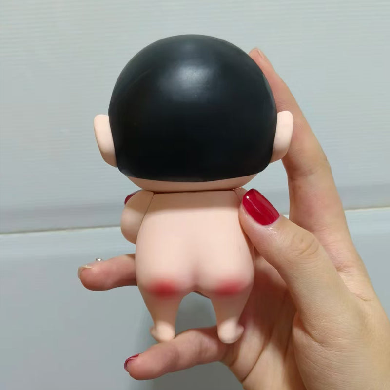 Shy Shin-Chan No Cloth Toy – Unique and funny PVC anime figurine of the popular cartoon character Shin-Chan, perfect collectible item for fans, great for display, gifting, or adding playful charm to any room