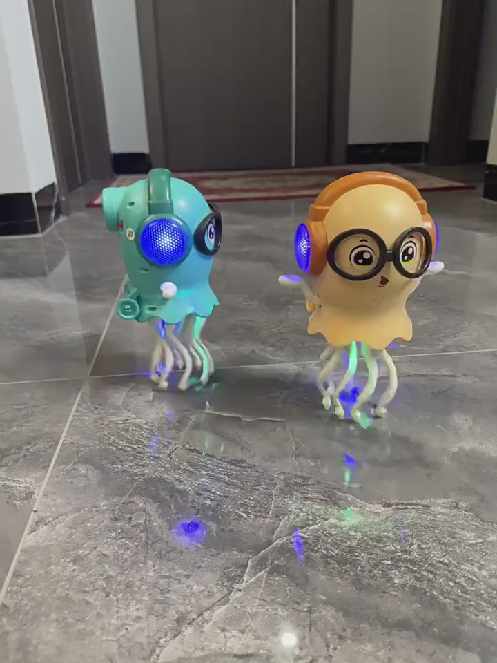 Interactive Dancing Jellyfish Toy for Kids, Light-Up LED Music Toy, USB Charging, Durable Non-Toxic ABS, Perfect Birthday or Holiday Gift for Boys and Girls