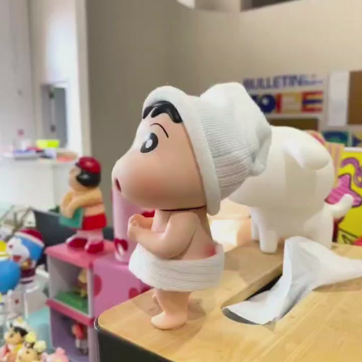 Shy Shin-Chan No Cloth Toy – Funny and quirky PVC anime figurine, collectible for Shin-Chan fans, perfect for home decoration, display, or gifting to anime enthusiasts